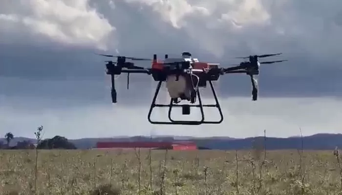 100-Liter-Sprühdrohnen-Test