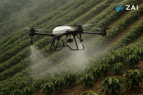 Bewältigung der Herausforderung ungleichmäßiger Abdeckung: Eine Erfolgsgeschichte der ZAi-Q100 Drohne im kommerziellen Kaffeeanbau