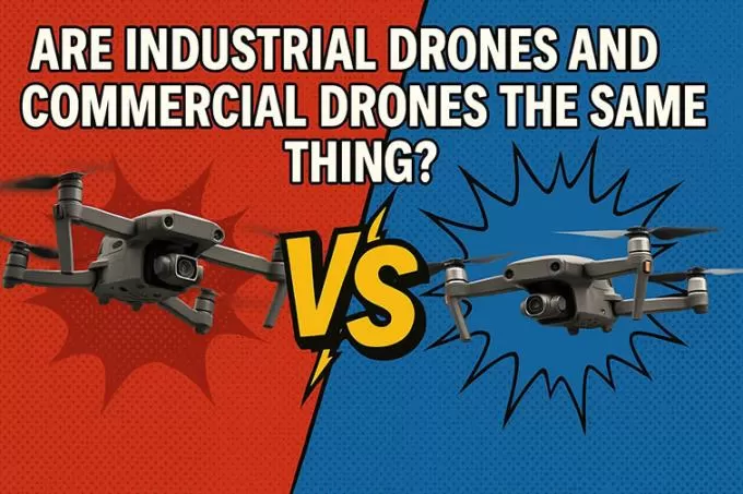 Sind Industriedrohnen und kommerzielle Drohnen dasselbe?
