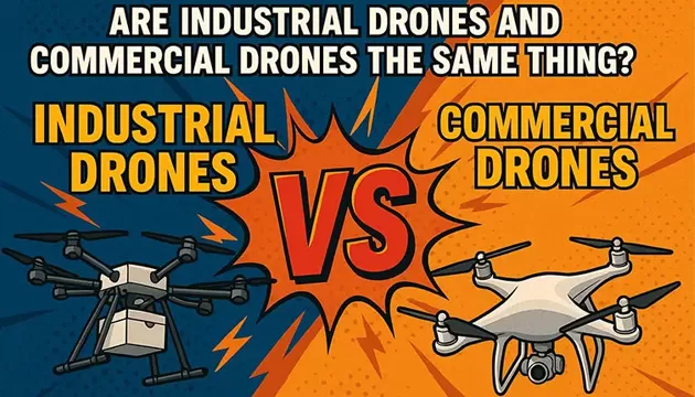 Sind Industriedrohnen und kommerzielle Drohnen dasselbe?
