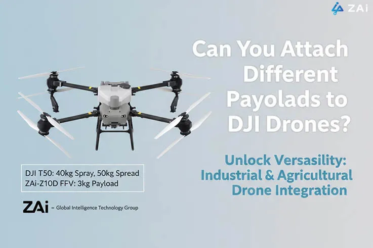Können verschiedene Nutzlasten an DJI-Drohnen angebracht werden?