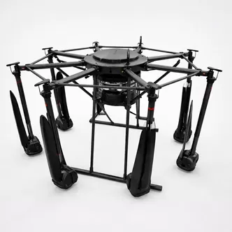 klappbare Schwerlast-Drohne UAV