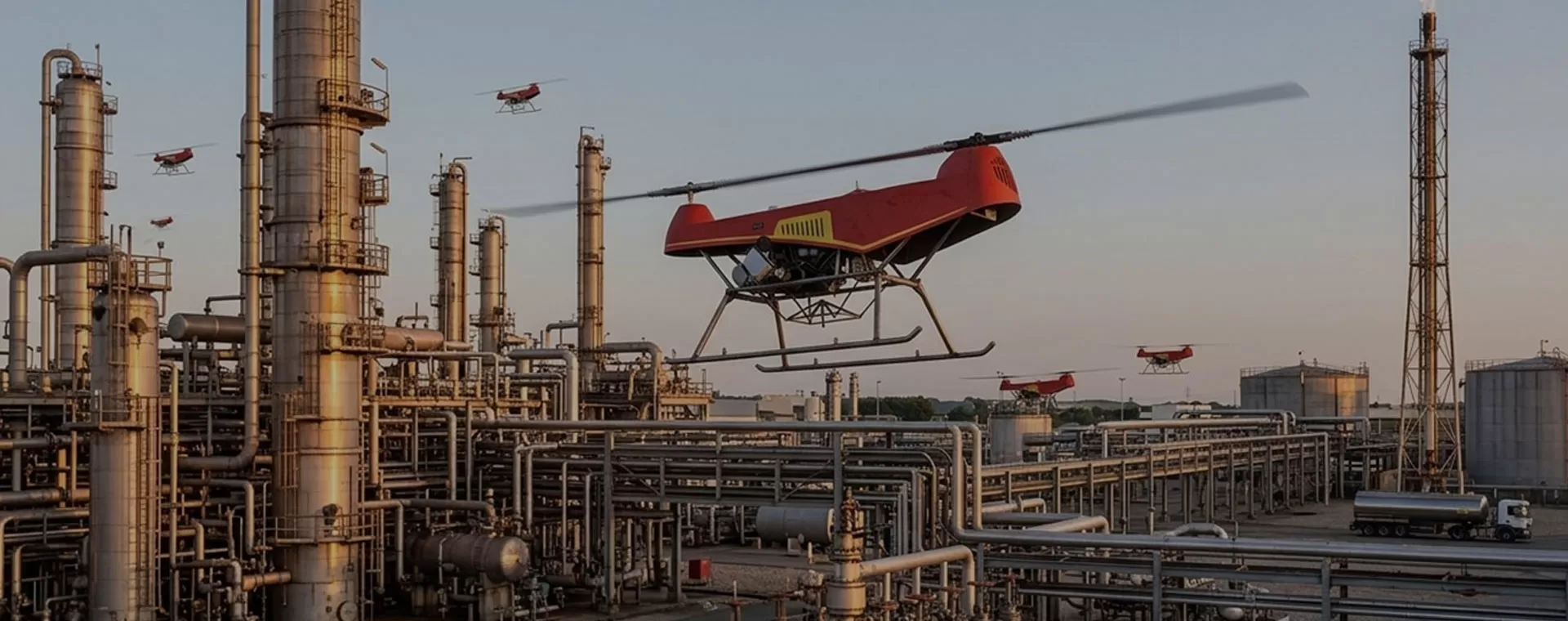 Öl- und Gas-Drohnen für den Präzisionsenergiesektor