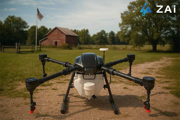 Die Geschichte hinter der ZAi-A5 5L Autonomous Spraying Drone